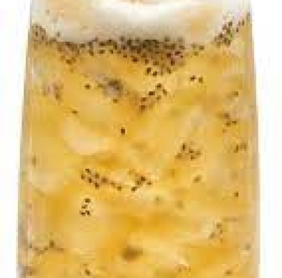 Lychee tea with chia seed 