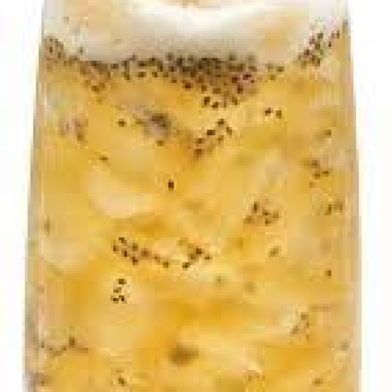 Lychee tea with chia seed 